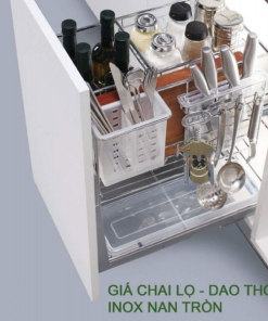 Giá dao thớt Fulco inox nan tròn hình đại diện