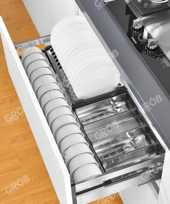 kích thước giá xoong nồi bát đĩa grob inox hộp