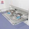 giá xoong nồi bát đĩa euroking inox nan tròn