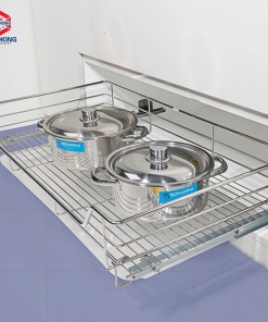 giá xoong nồi bát đĩa euroking inox nan tròn