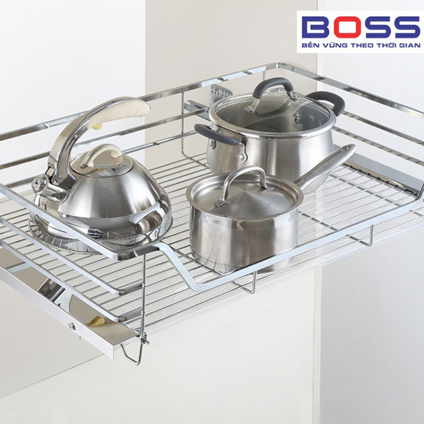 giá xoong nồi bát đĩa boss inox nan dẹt giá xoong nồi bát đĩa boss inox nan dẹt